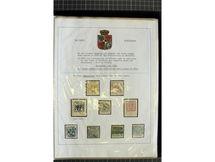 1862/1913, ungebrauchte und gestempelte Sammlung mit besseren Ausgaben wie Mi.-Nr. DI-XI, einige Belege etc.