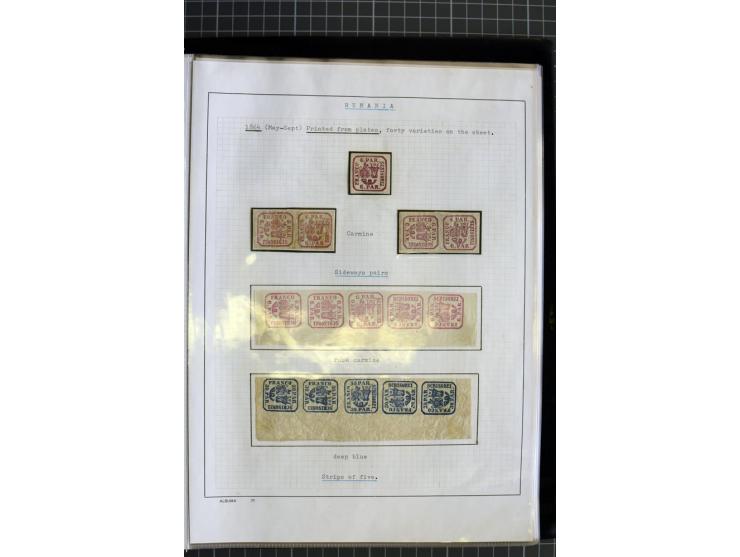 1862/1913, ungebrauchte und gestempelte Sammlung mit besseren Ausgaben wie Mi.-Nr. DI-XI, einige Belege etc.