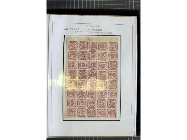 1862/1913, ungebrauchte und gestempelte Sammlung mit besseren Ausgaben wie Mi.-Nr. DI-XI, einige Belege etc.