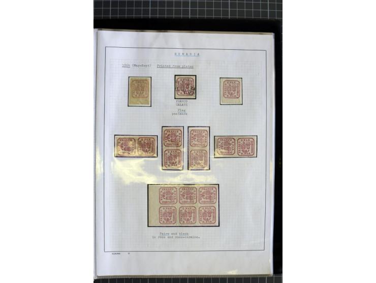 1862/1913, ungebrauchte und gestempelte Sammlung mit besseren Ausgaben wie Mi.-Nr. DI-XI, einige Belege etc.
