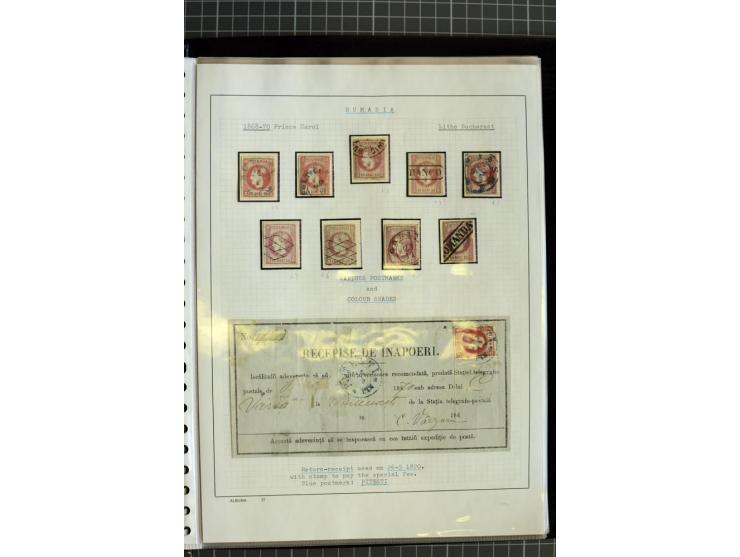 1862/1913, ungebrauchte und gestempelte Sammlung mit besseren Ausgaben wie Mi.-Nr. DI-XI, einige Belege etc.