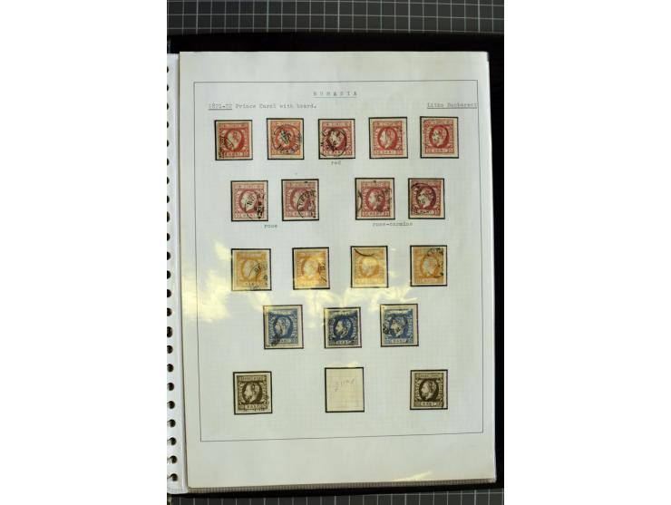 1862/1913, ungebrauchte und gestempelte Sammlung mit besseren Ausgaben wie Mi.-Nr. DI-XI, einige Belege etc.