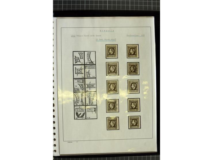 1862/1913, ungebrauchte und gestempelte Sammlung mit besseren Ausgaben wie Mi.-Nr. DI-XI, einige Belege etc.