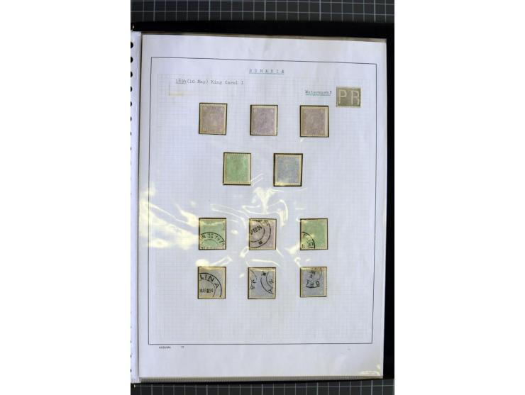 1862/1913, ungebrauchte und gestempelte Sammlung mit besseren Ausgaben wie Mi.-Nr. DI-XI, einige Belege etc.