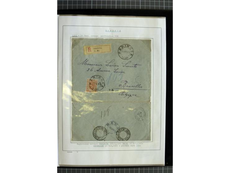 1862/1913, ungebrauchte und gestempelte Sammlung mit besseren Ausgaben wie Mi.-Nr. DI-XI, einige Belege etc.