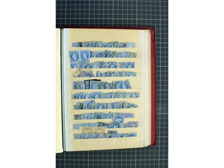 1862/1880, ungebrauchter und gestempelter Posten mit hunderten von Marken, dabei auch Fälschungen, die Qualität reicht von fe