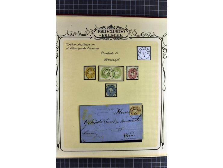 1864/1967, postfrischer, ungebrauchter und gestempelter Posten, dabei österreichische Post mit Mi.-Nr. V14, V15 (Paar), V16, 