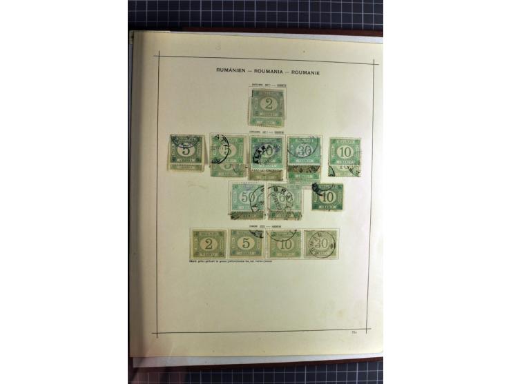 1864/1967, postfrischer, ungebrauchter und gestempelter Posten, dabei österreichische Post mit Mi.-Nr. V14, V15 (Paar), V16, 
