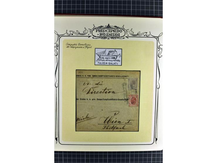 1864/1967, postfrischer, ungebrauchter und gestempelter Posten, dabei österreichische Post mit Mi.-Nr. V14, V15 (Paar), V16, 