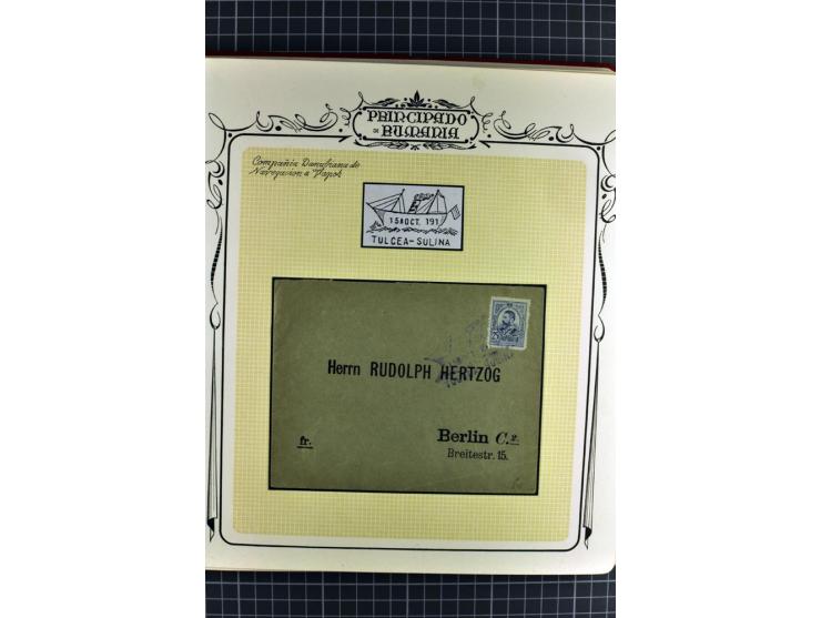 1864/1967, postfrischer, ungebrauchter und gestempelter Posten, dabei österreichische Post mit Mi.-Nr. V14, V15 (Paar), V16, 