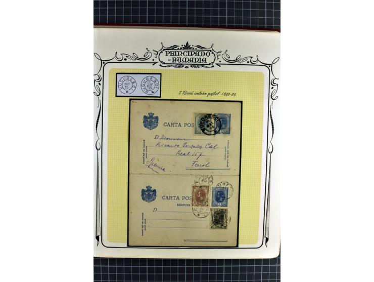 1864/1967, postfrischer, ungebrauchter und gestempelter Posten, dabei österreichische Post mit Mi.-Nr. V14, V15 (Paar), V16, 