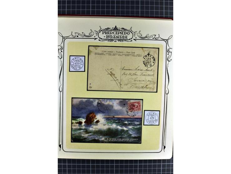 1864/1967, postfrischer, ungebrauchter und gestempelter Posten, dabei österreichische Post mit Mi.-Nr. V14, V15 (Paar), V16, 