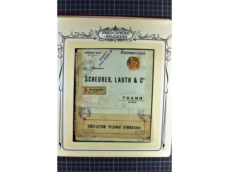 1864/1967, postfrischer, ungebrauchter und gestempelter Posten, dabei österreichische Post mit Mi.-Nr. V14, V15 (Paar), V16, 
