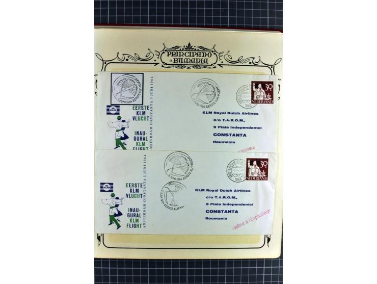 1864/1967, postfrischer, ungebrauchter und gestempelter Posten, dabei österreichische Post mit Mi.-Nr. V14, V15 (Paar), V16, 