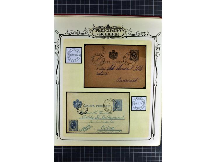 1864/1967, postfrischer, ungebrauchter und gestempelter Posten, dabei österreichische Post mit Mi.-Nr. V14, V15 (Paar), V16, 