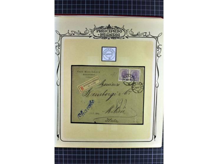 1864/1967, postfrischer, ungebrauchter und gestempelter Posten, dabei österreichische Post mit Mi.-Nr. V14, V15 (Paar), V16, 