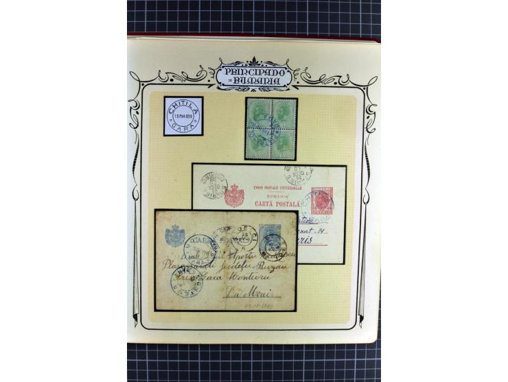 1864/1967, postfrischer, ungebrauchter und gestempelter Posten, dabei österreichische Post mit Mi.-Nr. V14, V15 (Paar), V16, 