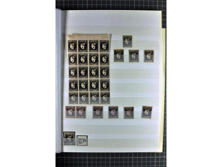 1864/1967, postfrischer, ungebrauchter und gestempelter Posten, dabei österreichische Post mit Mi.-Nr. V14, V15 (Paar), V16, 