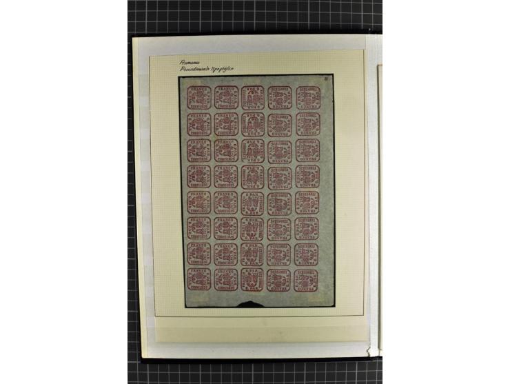 1864/1967, postfrischer, ungebrauchter und gestempelter Posten, dabei österreichische Post mit Mi.-Nr. V14, V15 (Paar), V16, 