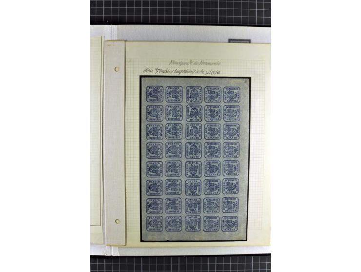 1864/1967, postfrischer, ungebrauchter und gestempelter Posten, dabei österreichische Post mit Mi.-Nr. V14, V15 (Paar), V16, 