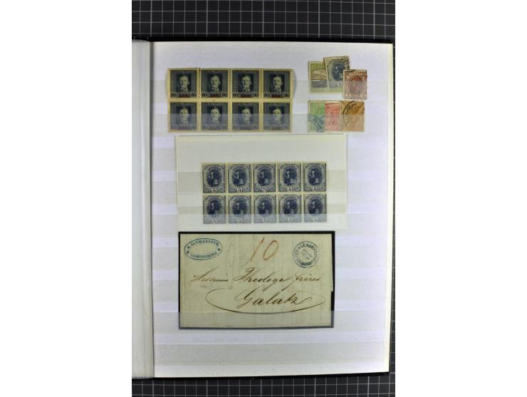 1864/1967, postfrischer, ungebrauchter und gestempelter Posten, dabei österreichische Post mit Mi.-Nr. V14, V15 (Paar), V16, 