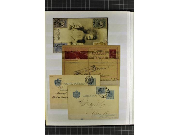 1864/1967, postfrischer, ungebrauchter und gestempelter Posten, dabei österreichische Post mit Mi.-Nr. V14, V15 (Paar), V16, 