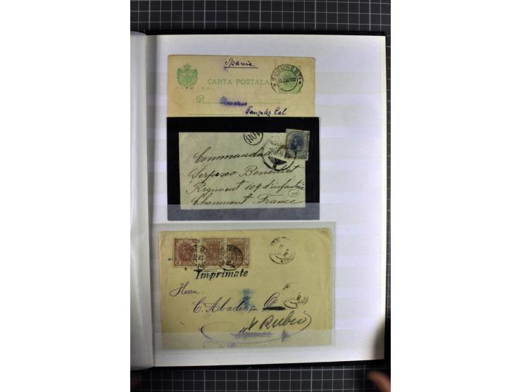 1864/1967, postfrischer, ungebrauchter und gestempelter Posten, dabei österreichische Post mit Mi.-Nr. V14, V15 (Paar), V16, 