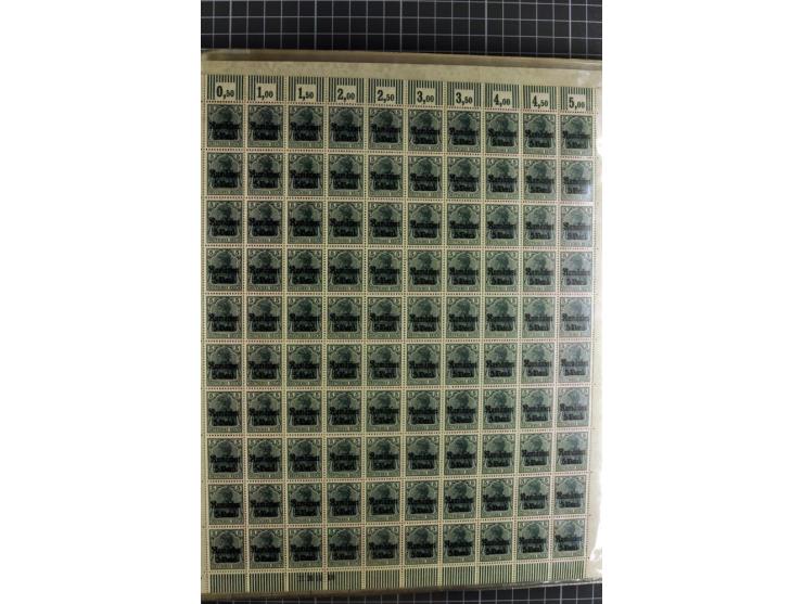 1864/1967, postfrischer, ungebrauchter und gestempelter Posten, dabei österreichische Post mit Mi.-Nr. V14, V15 (Paar), V16, 