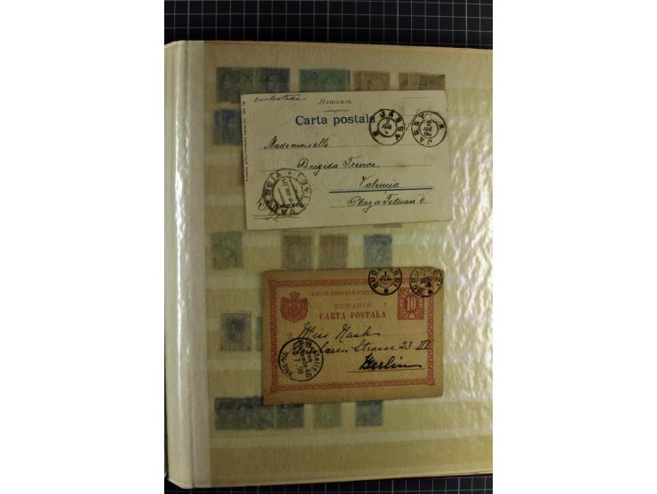 1864/1967, postfrischer, ungebrauchter und gestempelter Posten, dabei österreichische Post mit Mi.-Nr. V14, V15 (Paar), V16, 