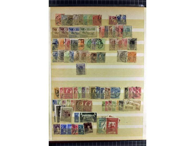 1864/1967, postfrischer, ungebrauchter und gestempelter Posten, dabei österreichische Post mit Mi.-Nr. V14, V15 (Paar), V16, 