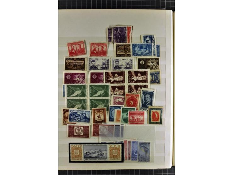 1864/1967, postfrischer, ungebrauchter und gestempelter Posten, dabei österreichische Post mit Mi.-Nr. V14, V15 (Paar), V16, 