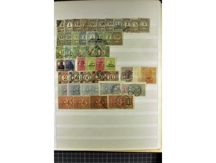 1864/1967, postfrischer, ungebrauchter und gestempelter Posten, dabei österreichische Post mit Mi.-Nr. V14, V15 (Paar), V16, 