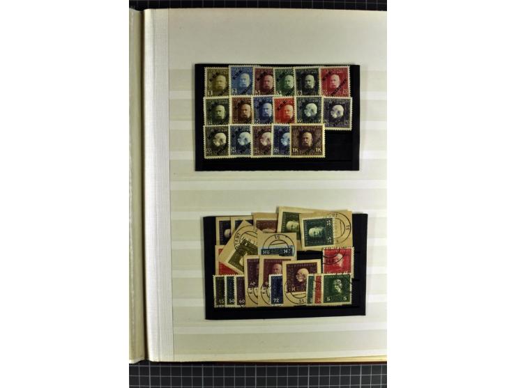 1864/1967, postfrischer, ungebrauchter und gestempelter Posten, dabei österreichische Post mit Mi.-Nr. V14, V15 (Paar), V16, 
