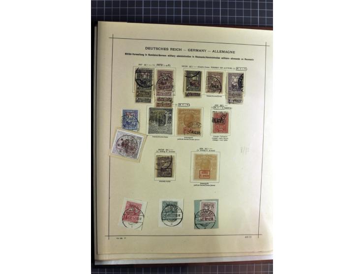 1864/1967, postfrischer, ungebrauchter und gestempelter Posten, dabei österreichische Post mit Mi.-Nr. V14, V15 (Paar), V16, 