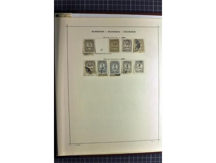 1864/1967, postfrischer, ungebrauchter und gestempelter Posten, dabei österreichische Post mit Mi.-Nr. V14, V15 (Paar), V16, 