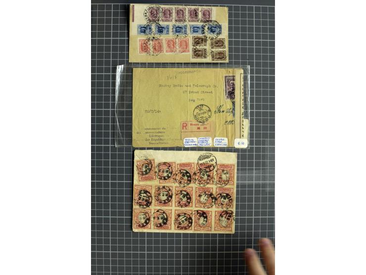 1744/1980 (ca.), umfangreicher Posten mit hunderten meist alten Briefen, Karten und Ganzsachen, dabei Reco, Zensur, Luftpost,