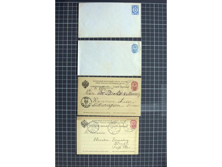 1744/1980 (ca.), umfangreicher Posten mit hunderten meist alten Briefen, Karten und Ganzsachen, dabei Reco, Zensur, Luftpost,