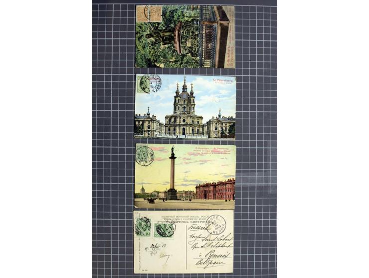 1744/1980 (ca.), umfangreicher Posten mit hunderten meist alten Briefen, Karten und Ganzsachen, dabei Reco, Zensur, Luftpost,