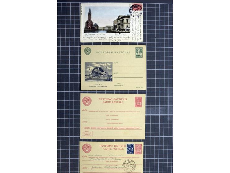 1744/1980 (ca.), umfangreicher Posten mit hunderten meist alten Briefen, Karten und Ganzsachen, dabei Reco, Zensur, Luftpost,