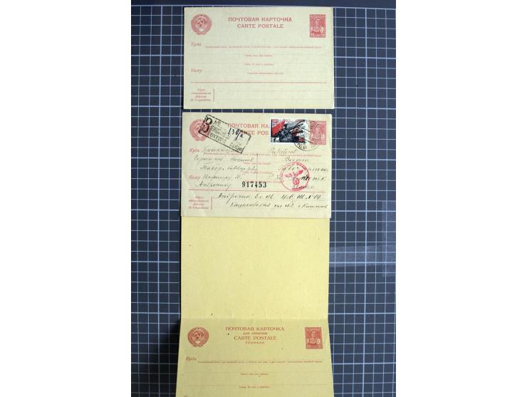 1744/1980 (ca.), umfangreicher Posten mit hunderten meist alten Briefen, Karten und Ganzsachen, dabei Reco, Zensur, Luftpost,