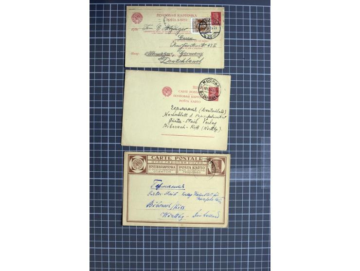 1744/1980 (ca.), umfangreicher Posten mit hunderten meist alten Briefen, Karten und Ganzsachen, dabei Reco, Zensur, Luftpost,