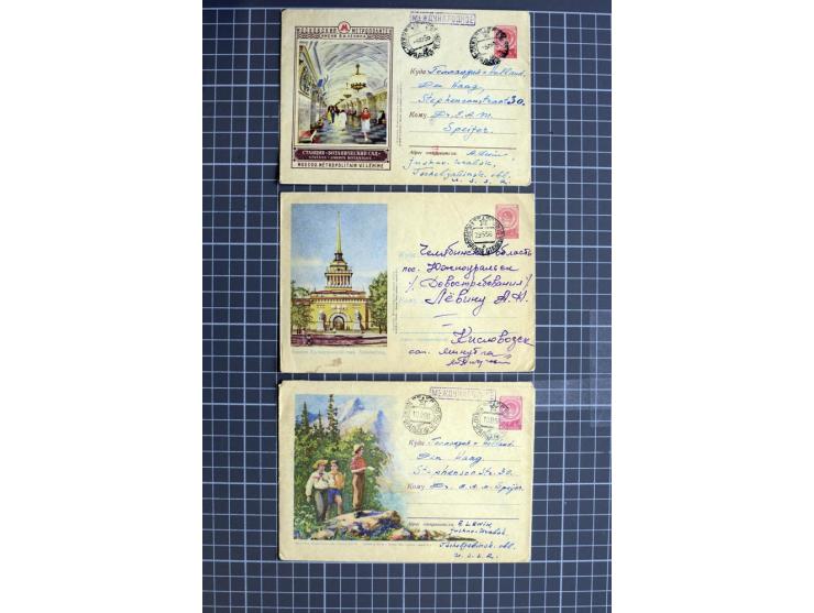 1744/1980 (ca.), umfangreicher Posten mit hunderten meist alten Briefen, Karten und Ganzsachen, dabei Reco, Zensur, Luftpost,