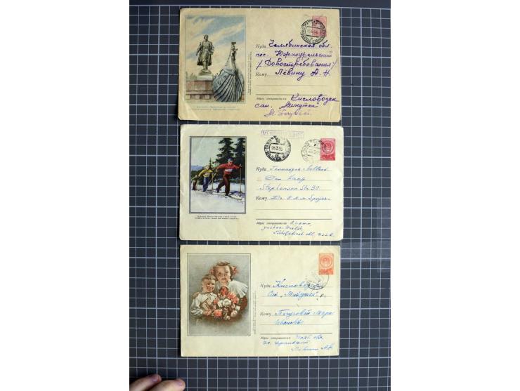 1744/1980 (ca.), umfangreicher Posten mit hunderten meist alten Briefen, Karten und Ganzsachen, dabei Reco, Zensur, Luftpost,