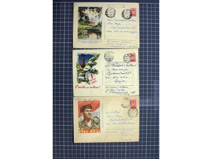 1744/1980 (ca.), umfangreicher Posten mit hunderten meist alten Briefen, Karten und Ganzsachen, dabei Reco, Zensur, Luftpost,