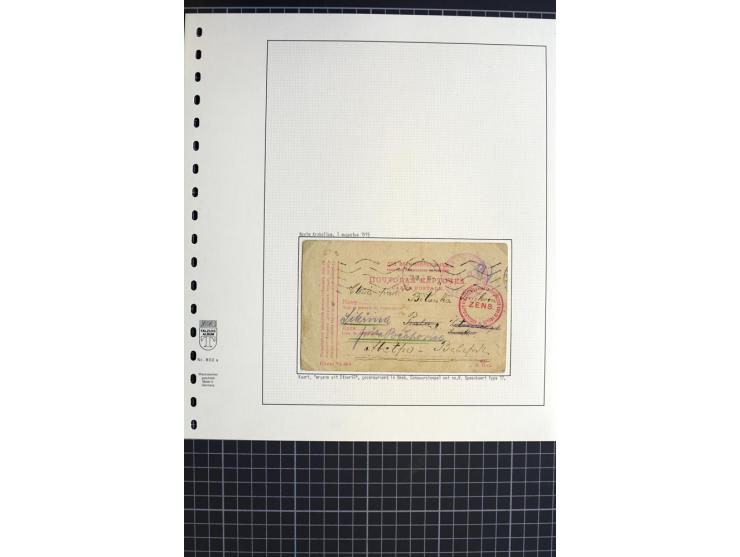 1744/1980 (ca.), umfangreicher Posten mit hunderten meist alten Briefen, Karten und Ganzsachen, dabei Reco, Zensur, Luftpost,