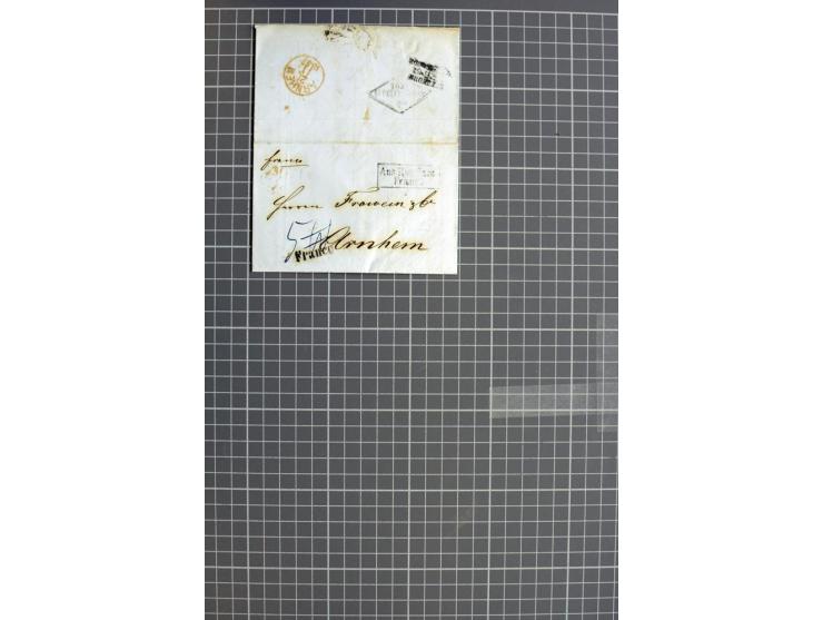 1744/1980 (ca.), umfangreicher Posten mit hunderten meist alten Briefen, Karten und Ganzsachen, dabei Reco, Zensur, Luftpost,