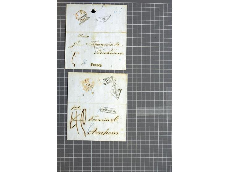 1744/1980 (ca.), umfangreicher Posten mit hunderten meist alten Briefen, Karten und Ganzsachen, dabei Reco, Zensur, Luftpost,