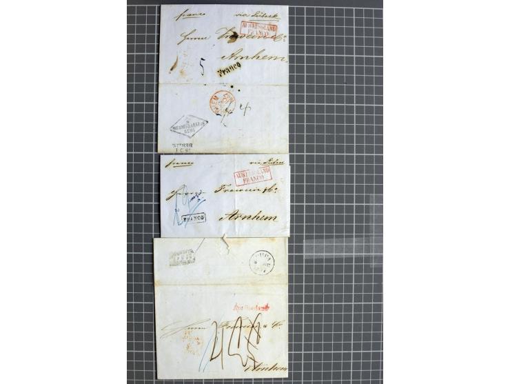 1744/1980 (ca.), umfangreicher Posten mit hunderten meist alten Briefen, Karten und Ganzsachen, dabei Reco, Zensur, Luftpost,