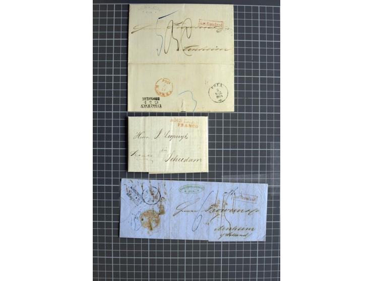 1744/1980 (ca.), umfangreicher Posten mit hunderten meist alten Briefen, Karten und Ganzsachen, dabei Reco, Zensur, Luftpost,