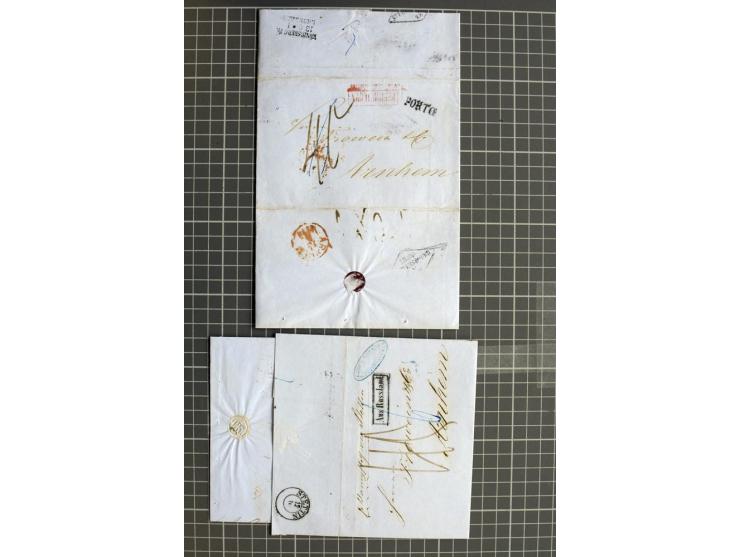 1744/1980 (ca.), umfangreicher Posten mit hunderten meist alten Briefen, Karten und Ganzsachen, dabei Reco, Zensur, Luftpost,